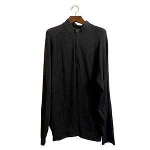 Travis Mathew 1/4 Zip Pullover Men 2XL XXL Gray Performance Pockets Golf Sweater